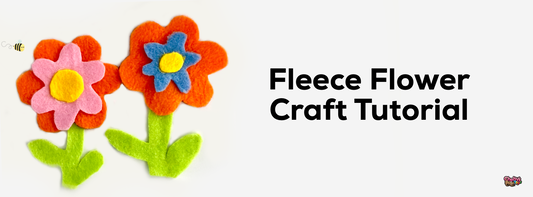 Fleece Flower Craft Tutorial