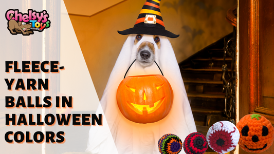 Perfect for Fall: Pre-Order Fleece-Yarn Balls in Halloween Colors