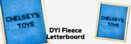 DIY Fleece Letterboard