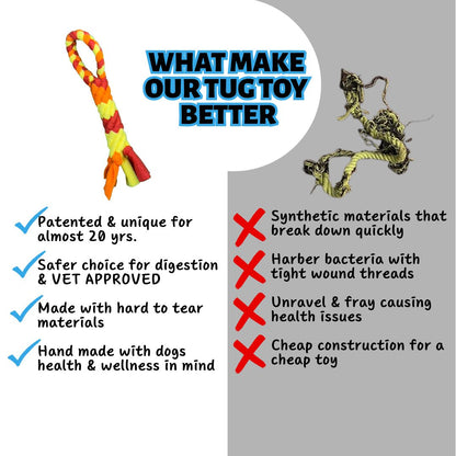 Patented Enrichment Tug Toy for Dogs | Durable, Interactive, and Bonding-Friendly