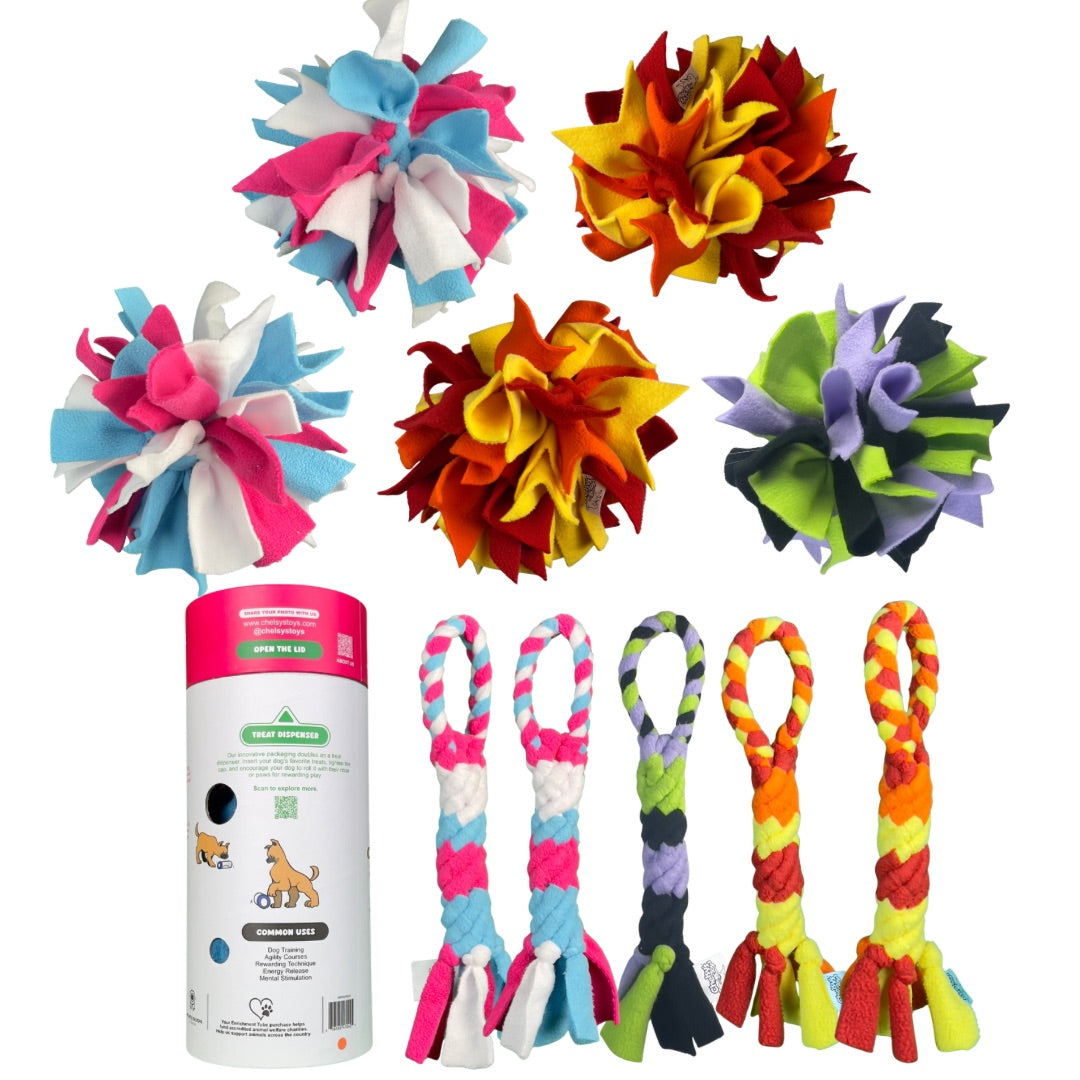 The Ultimate Puppy Enrichment & Teething Pack | Gentle, engaging, and designed to support healthy puppy habits.