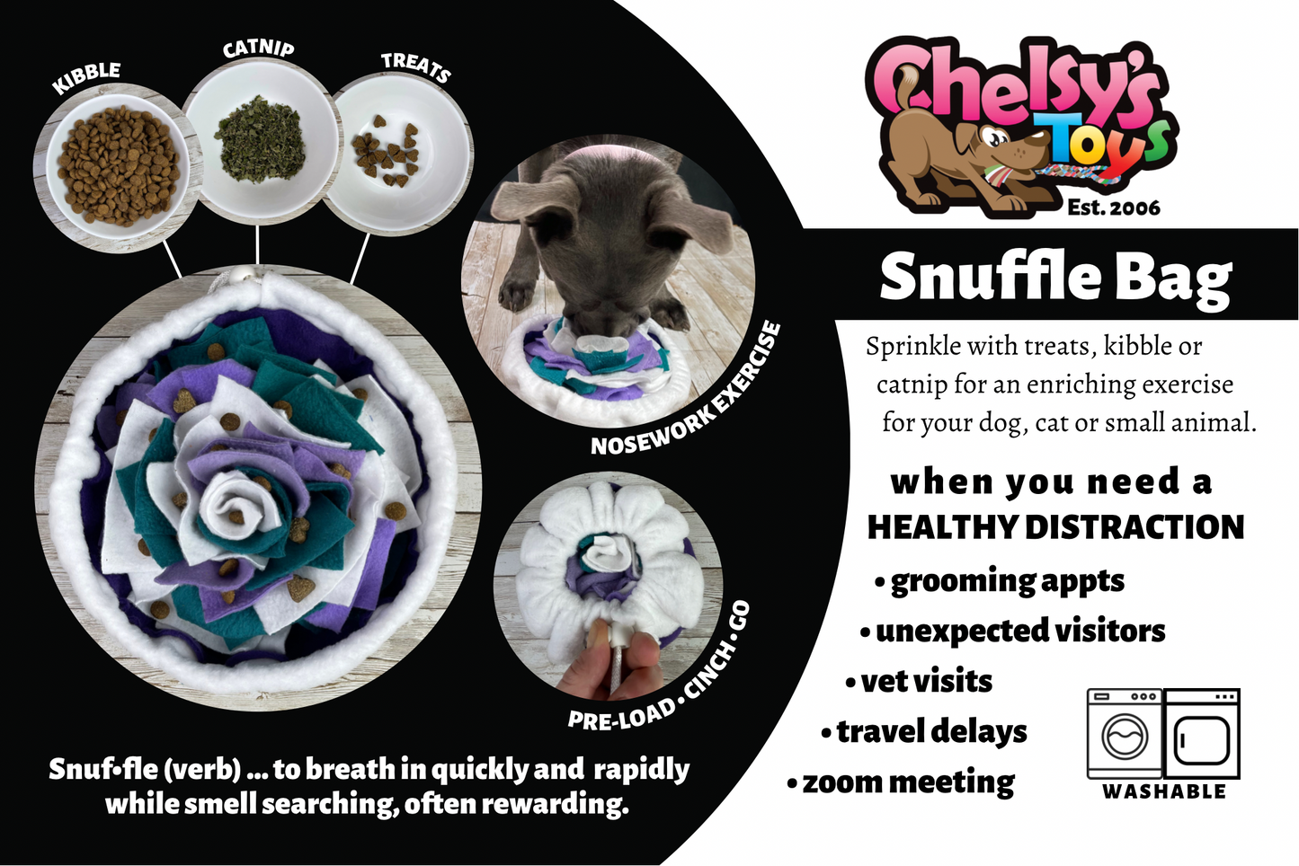 Snuffle Bag POP Signage